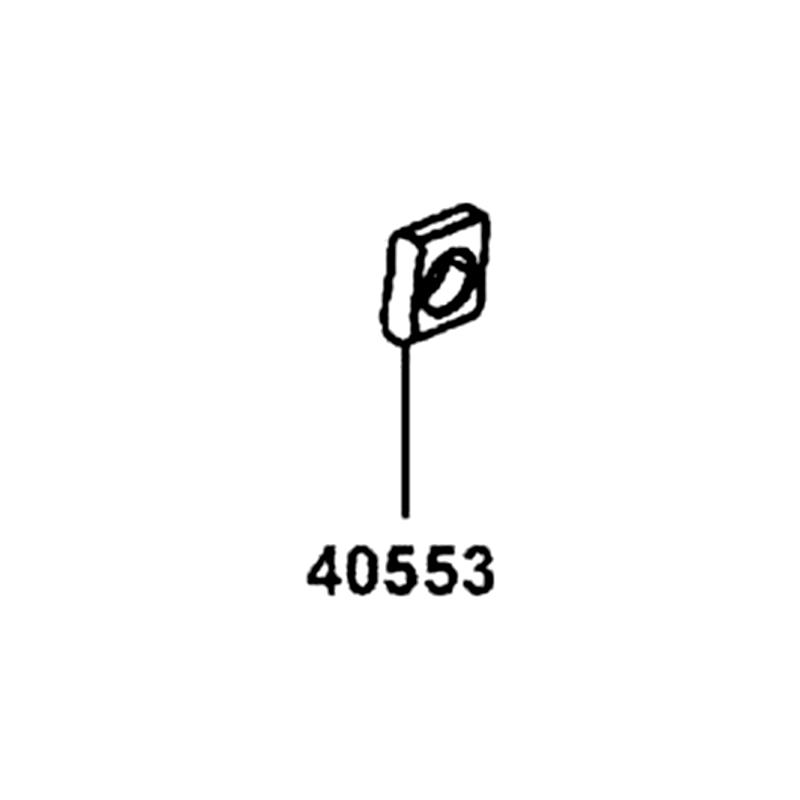 40553-LGC6-E00 ADJUSTER R/H BELT — diagram cutout