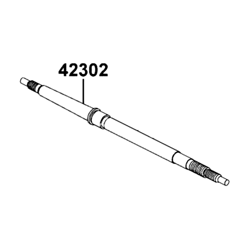 42302-LCA4-E00 SHAFT RR WHEEL — diagram cutout