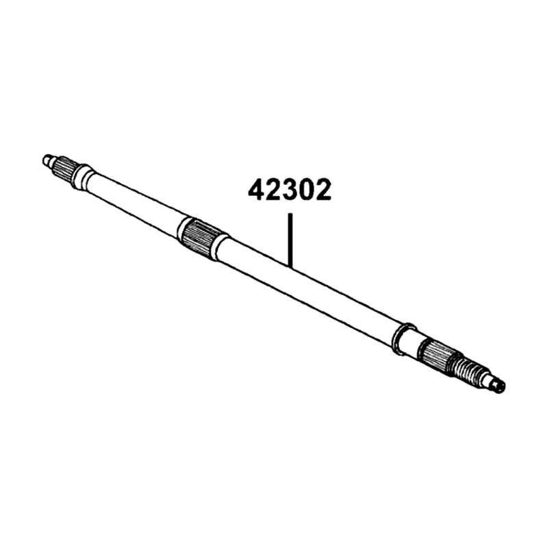 42302-LDE9-E05 AXLE RR WHEEL — diagram cutout