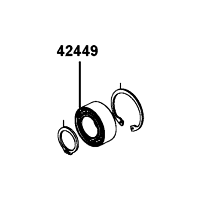 42449-LFA5-900 BEARING BALL DOUBLE ROW — diagram cutout