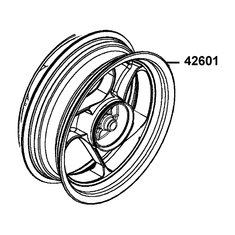 42601-LGB6-E10-NEA WHEEL CAST RR — diagram cutout