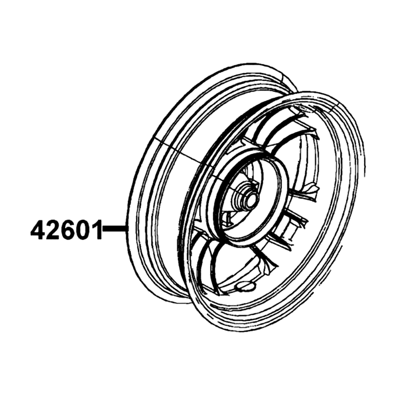 42601-LGR3-E10-HUA WHEEL COMP RR CAST — diagram cutout