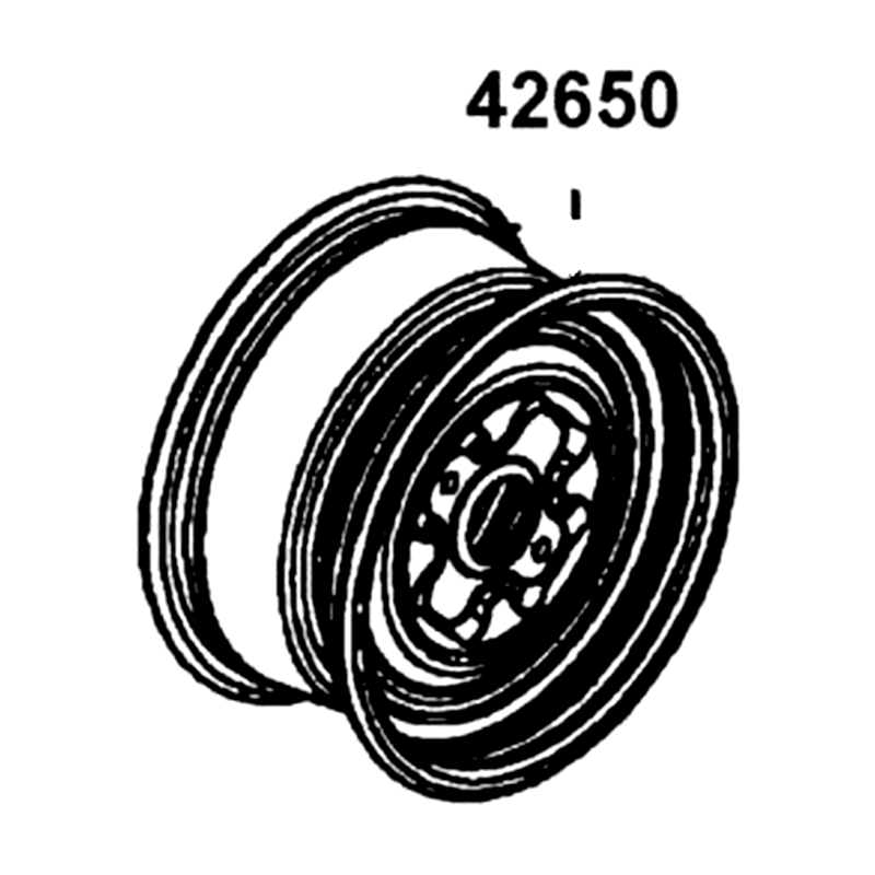 42650-AAA6-900 WHEEL SET REAR — diagram cutout