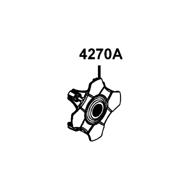 4270A-LFA5-E00 HUB ASSEMBLY — diagram cutout