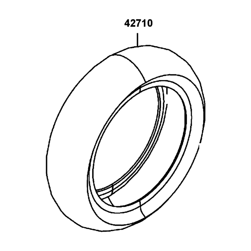 42710-AKB8-E00 TIRE ASSY RR 160/60R15 M/C 67H — diagram cutout