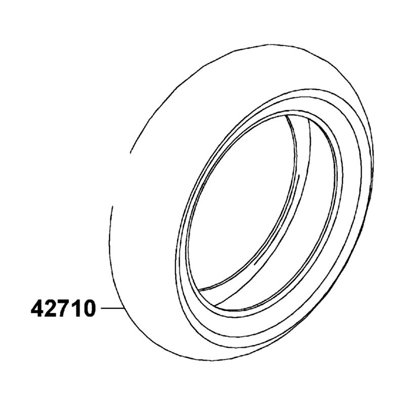42710-LGS6-C1B TIRE ASSY RR — diagram cutout