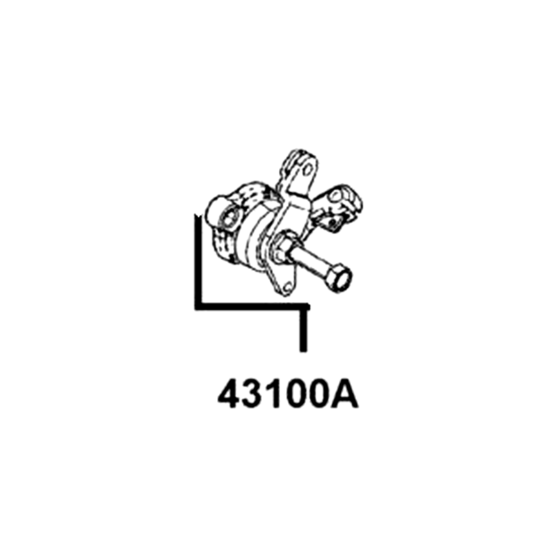43100-PRB3-305 LEVER ASSY ADJUSTABLE — diagram cutout
