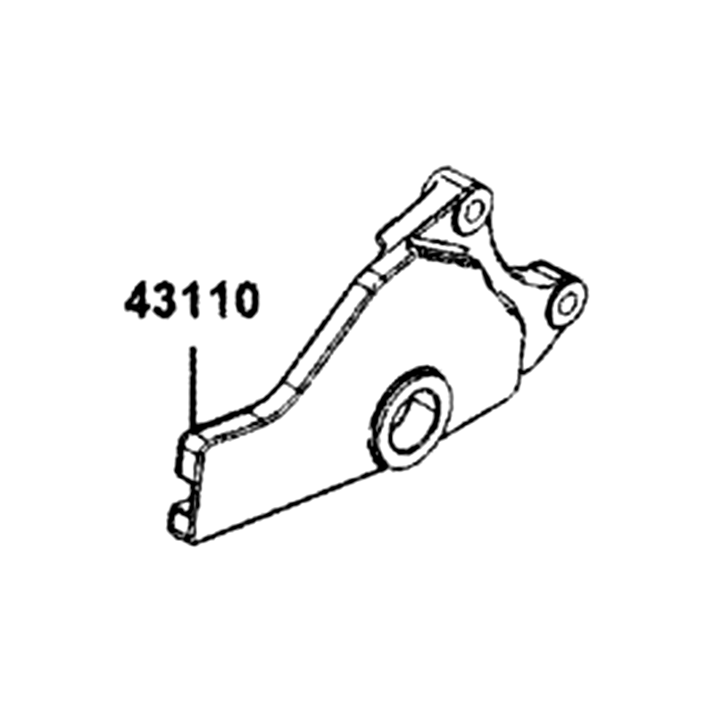 43110-AGJ5-E00-NEA HOLDER, RR CALIPER — diagram cutout