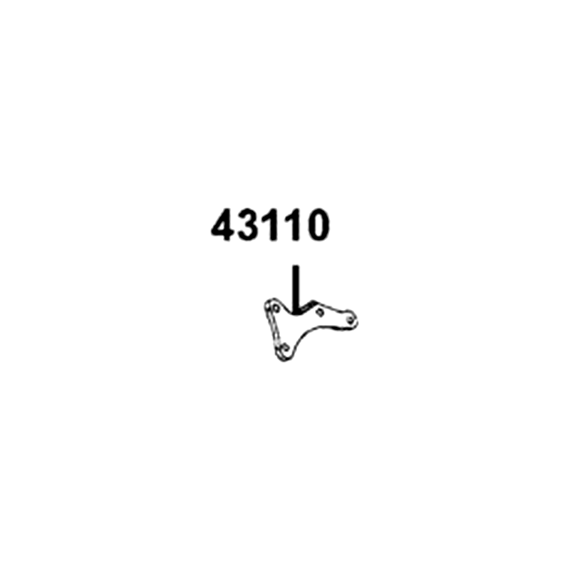 43110-LBA7-900 BRACKET RR — diagram cutout
