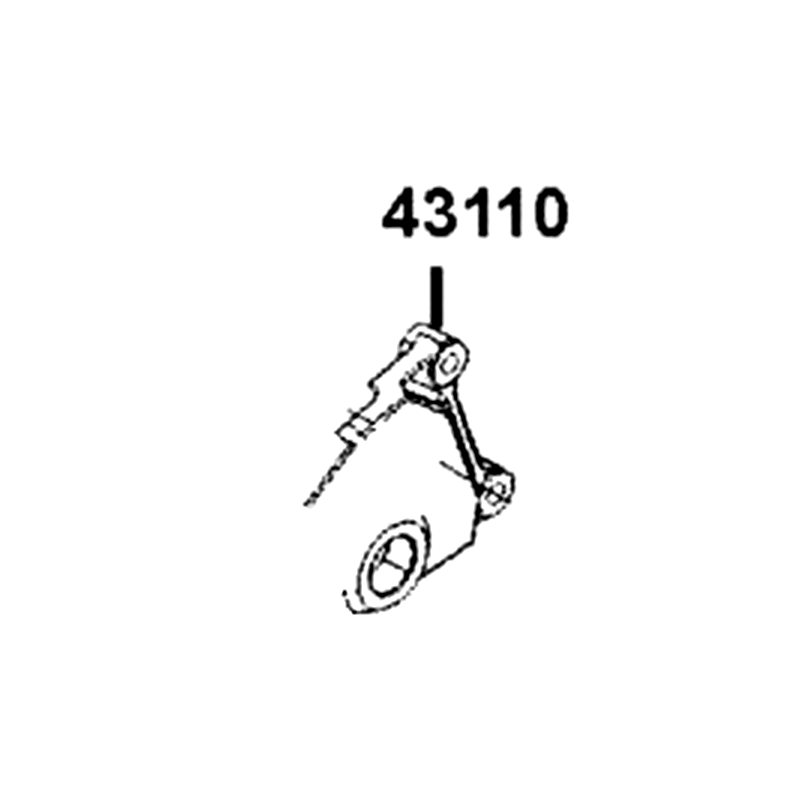 43110-LGC6-E00-NEA HOLDER, RR CALIPER — diagram cutout
