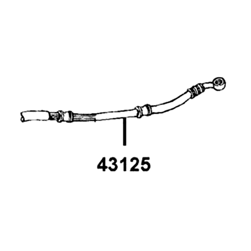 43125-LCD9-E00 HOSE COMP RR BRK (M/C) — diagram cutout