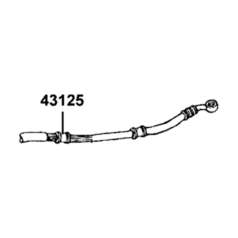 43125-LFE9-E00 HOSE ASSY, BRAKE — diagram cutout