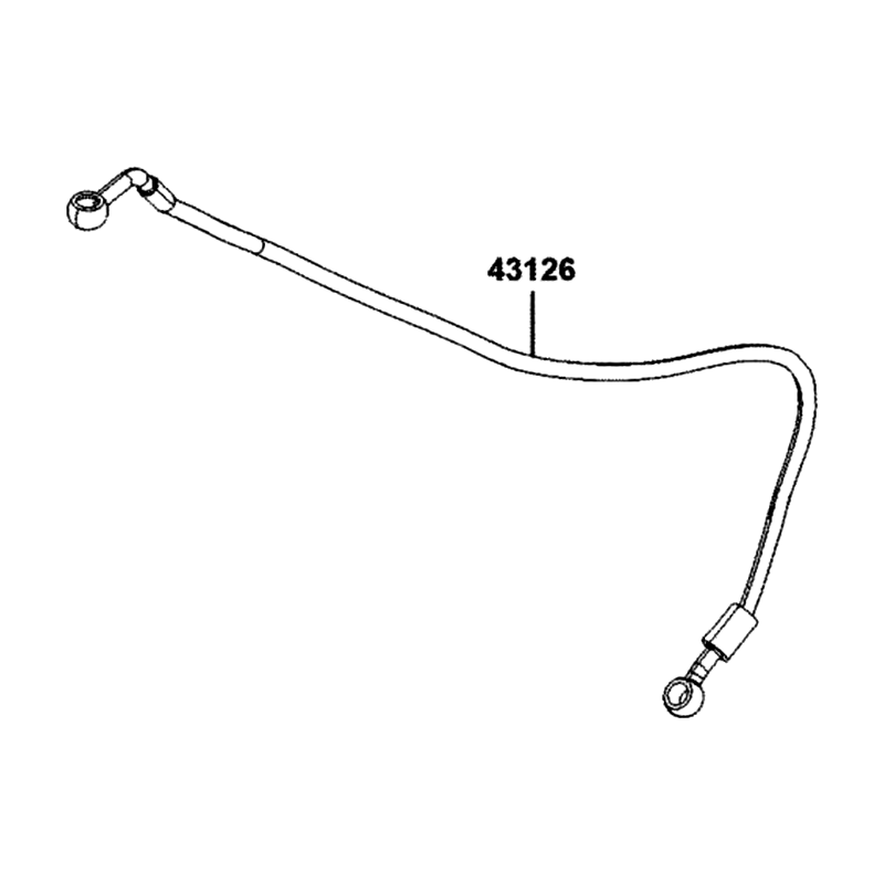 43126-BAA7-E00 HOSE COMP A RR BRK — diagram cutout