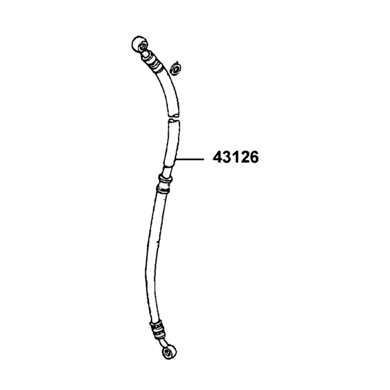 43126-LKM8-900 HOSE ASSY RR BRAKE — diagram cutout
