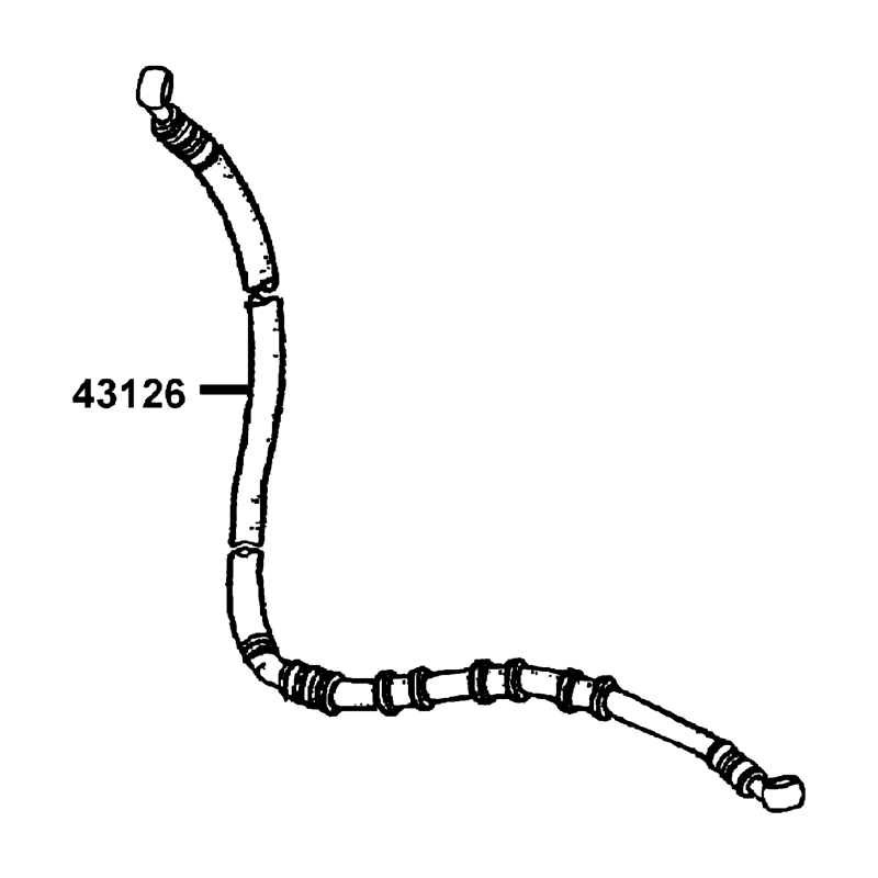 43126-PVA2-900 HOSE ASSY RR BRAKE — diagram cutout