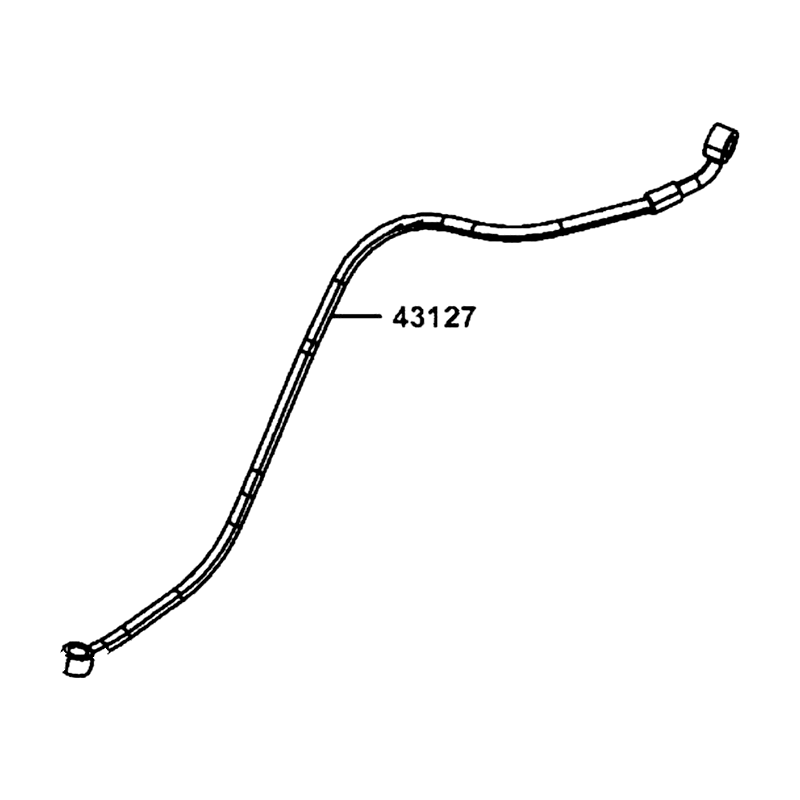 43127-LGC6-E00 HOSE COMP B, RR BRAKE — diagram cutout