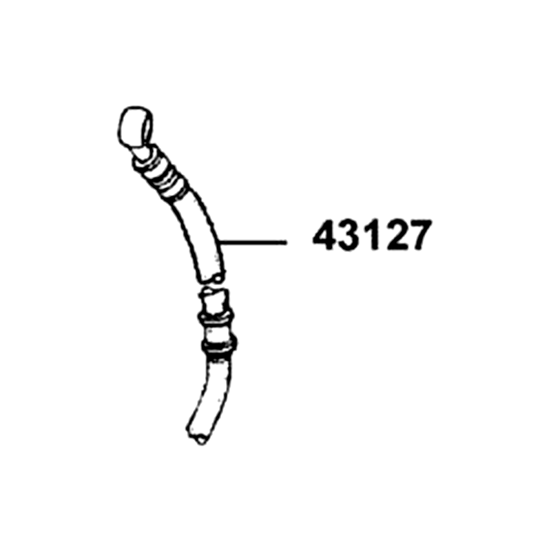 43127-LKM8-700 HOSE ASSY RR BRAKE — diagram cutout