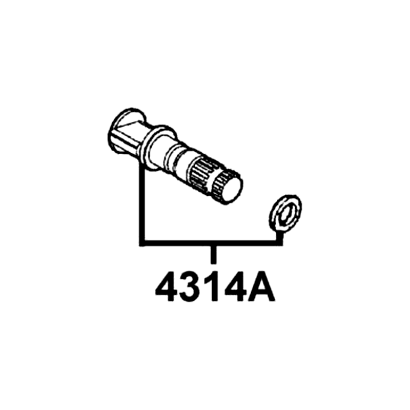 4314A-KKD7-E00 CAM ASSY RR BRAKE — diagram cutout