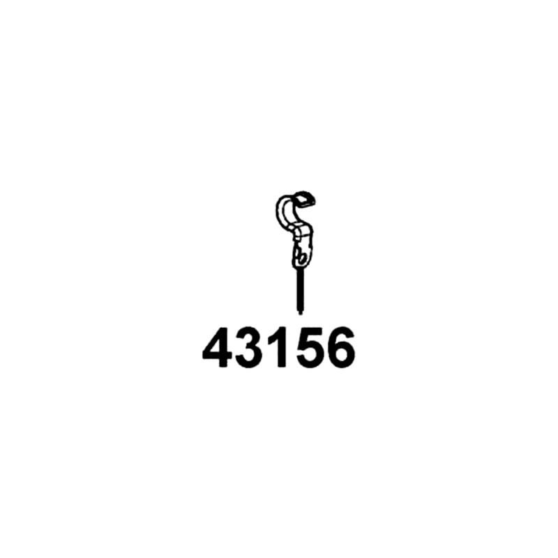 43156-KKC4-900 CLAMPER HOSE RR — diagram cutout