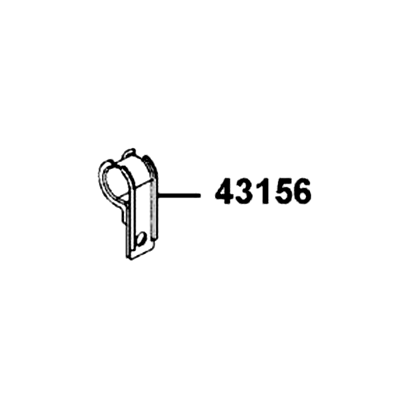 43156-KKE5-E00 CLAMPER RR BRK HOSE — diagram cutout