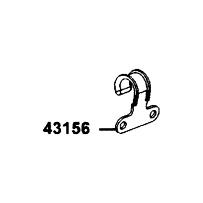 43156-LEA7-E00 CLAMPER HOSE RR — diagram cutout