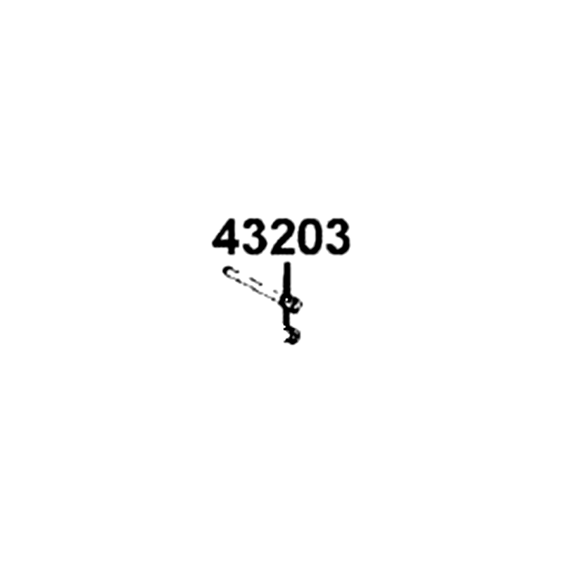 43203-LEE8-E00 PIN HANGER — diagram cutout