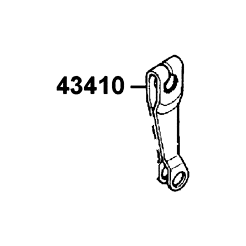 43410-ALH3-900 ARM RR BRAKE — diagram cutout