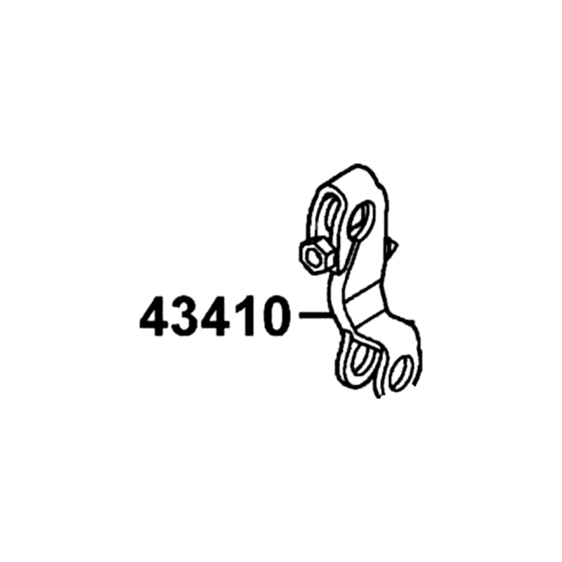 43410-LEA2-900 ARM COMP . RR BRK. — diagram cutout