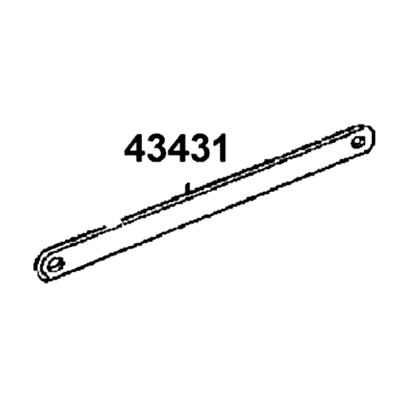 43431-ALH3-900 ARM REAR BRAKE STOPPER — diagram cutout