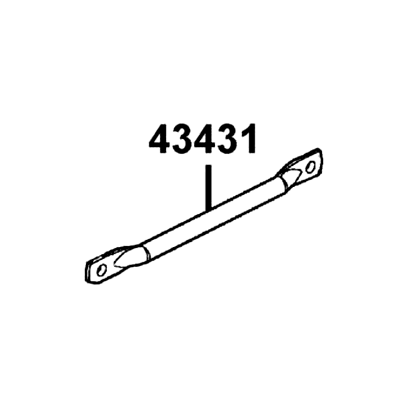 43431-LKL5-E30 ARM RR BRK STPR. — diagram cutout