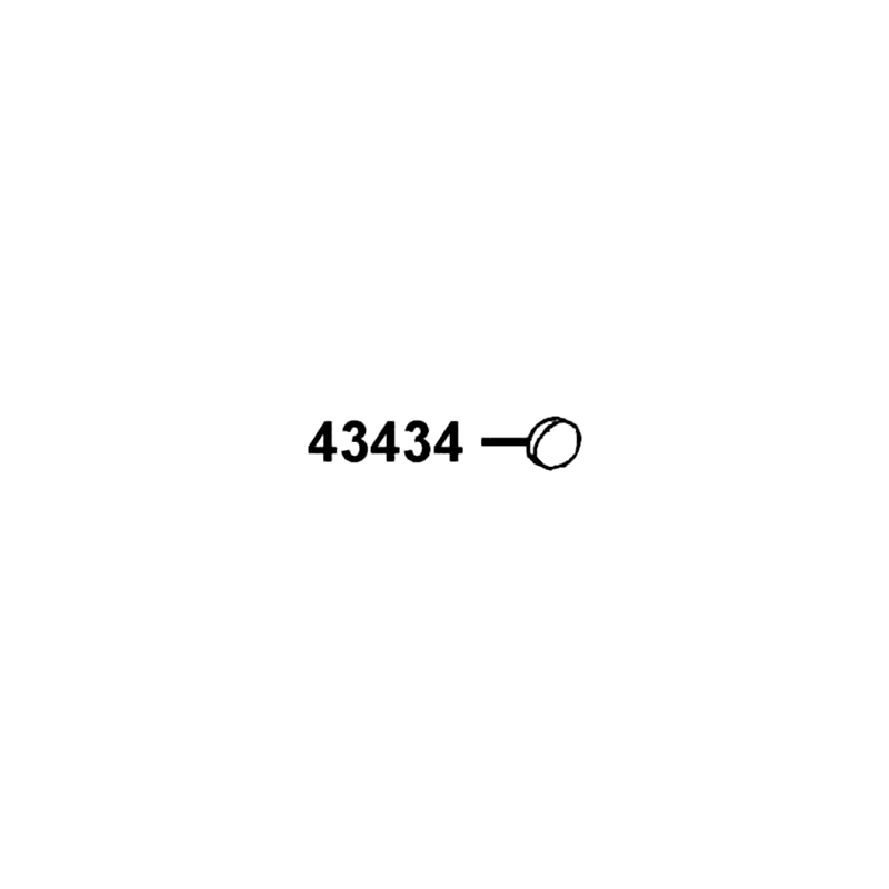 43434-2F86-C00 RUBBER STOPPER ARM CUSHION — diagram cutout