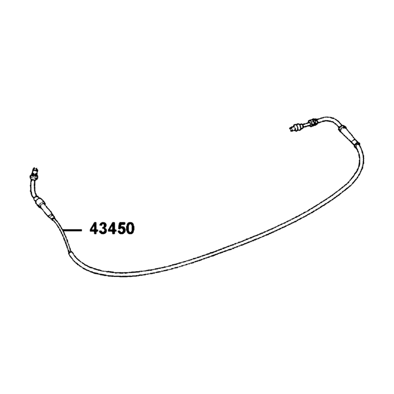 43450-ALE8-E00 CABLE PARKING BRAKE — diagram cutout