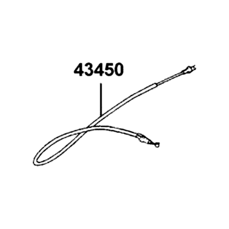 43450-LEE8-E00 CABLE PARKING BRAKE — diagram cutout