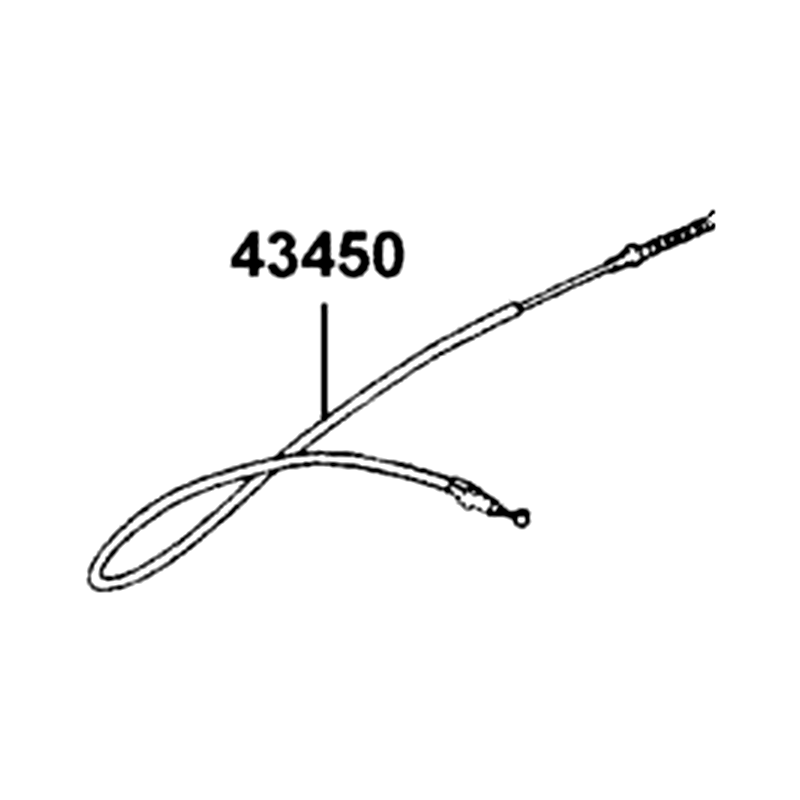 43450-LKM8-710 CABLE PARKING BRAKE — diagram cutout
