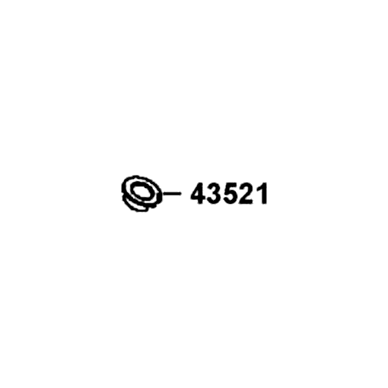 43521-AFE6-E00 DIAPHRAGM OIL CUP — diagram cutout