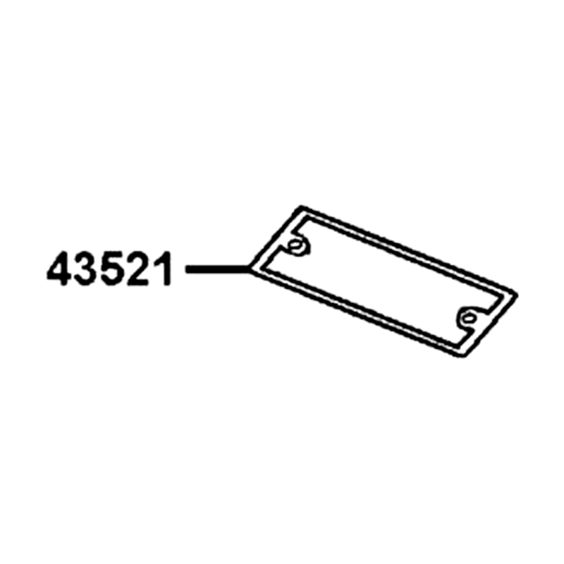 43521-LGC6-E00 PLATE DIAPHRAGM — diagram cutout