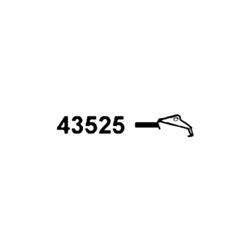43525-PWA1-900 LEVER PARKING — diagram cutout