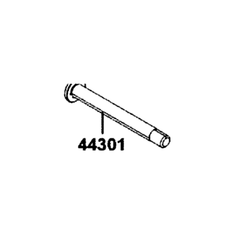 44301-AGJ5-E00 AXLE, FR WHEEL — diagram cutout