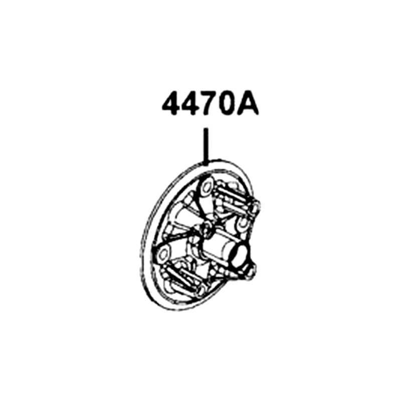 4470A-LEE8-900 HUB ASSY FRONT WHEEL — diagram cutout