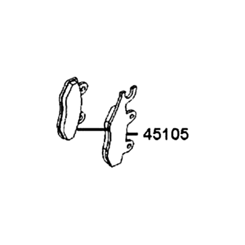 45105-AGJ5-305 on the factory drawing