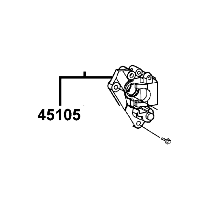 45105-LDC8-305 PAD COMP, A+B — diagram cutout