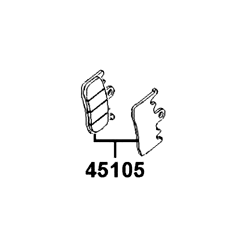 45105-LGC6-305 PAD SET — diagram cutout