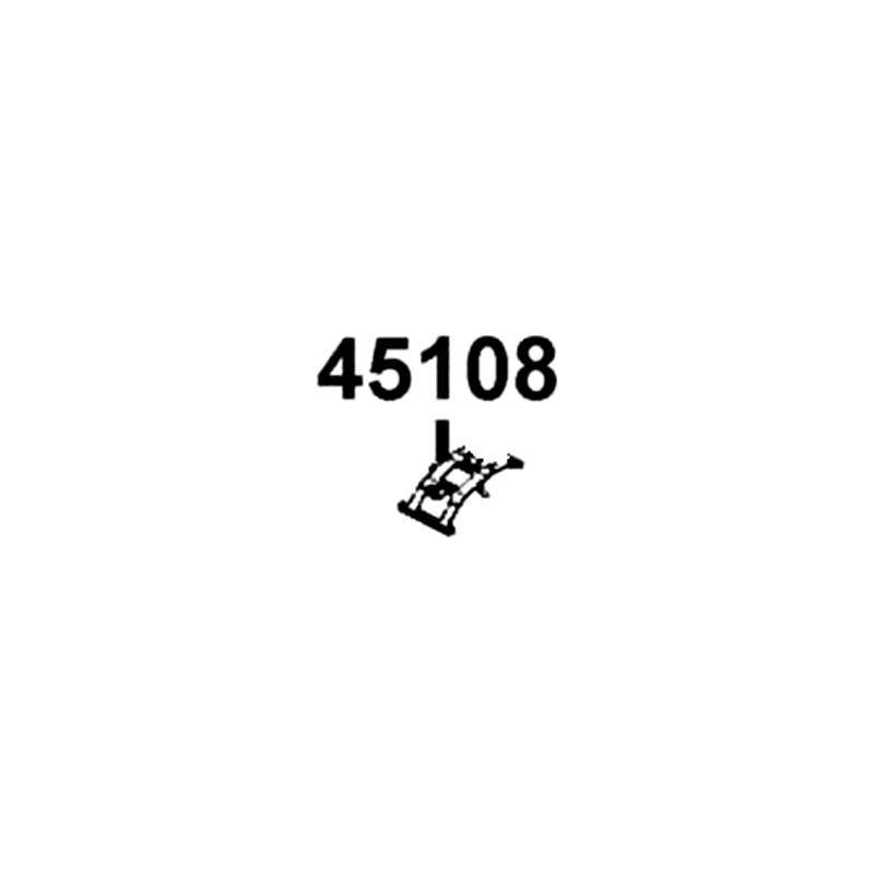 45108-LDH1-C00 PAD SPRING — diagram cutout