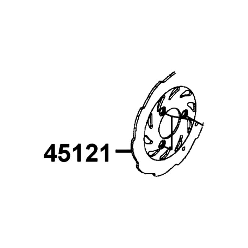 45121-LGB5-E80 DISK FR BRAKE — diagram cutout