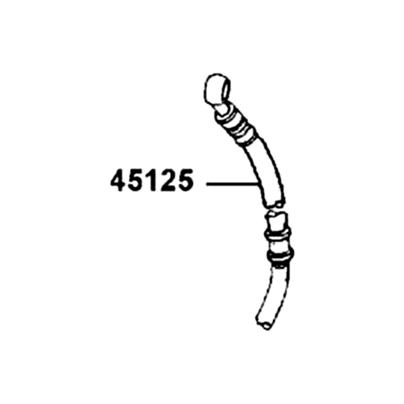 45125-ALE8-E00 HOSE ASSY M/C FR BRK — diagram cutout