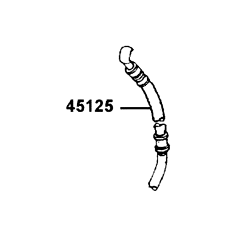 45125-LEE8-E00 HOSE ASSY M/C FR BRK — diagram cutout
