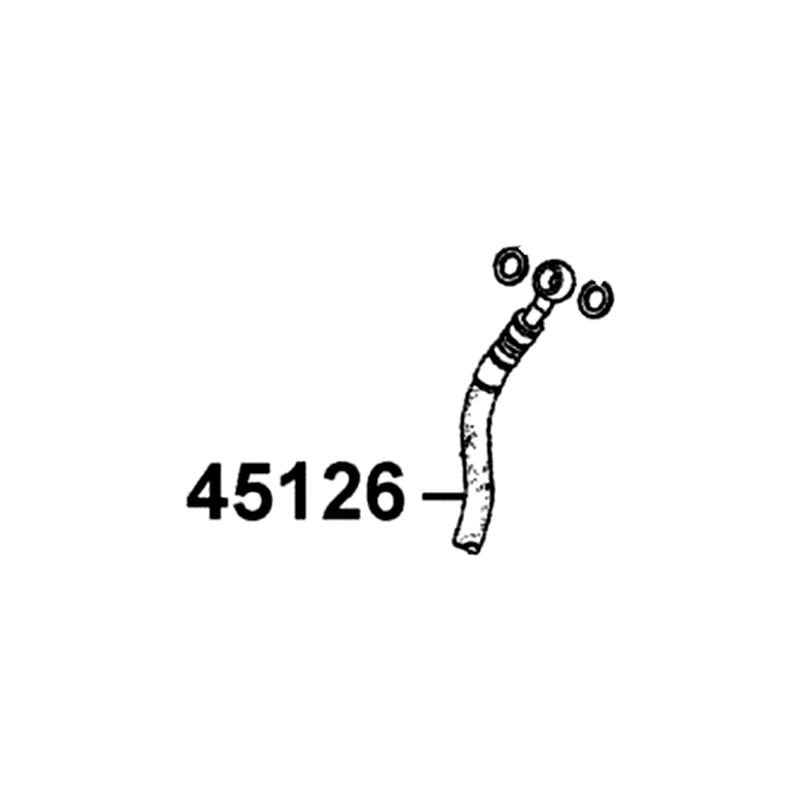 45126-AEA7-E1A HOSE COMP A FR BRK — diagram cutout