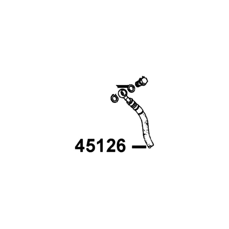 45126-AEB9-C00 HOSE ASSY FR BRK — diagram cutout
