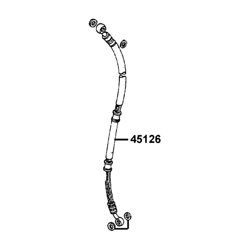 45126-ALH3-900 HOSE ASSY, FR BRK — diagram cutout