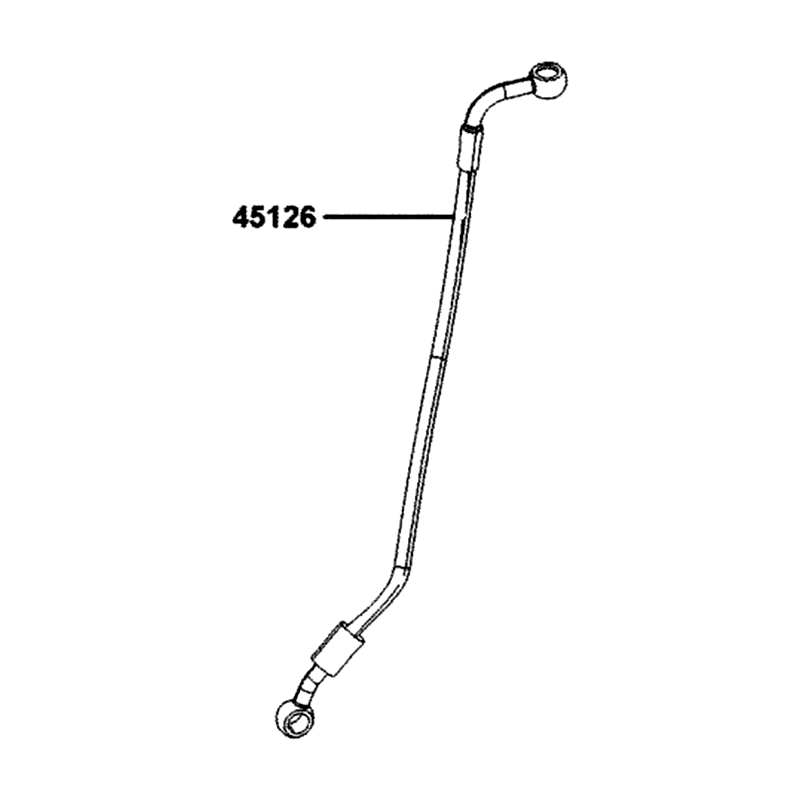 45126-BAA7-E00 HOSE COMP A FR BRK — diagram cutout